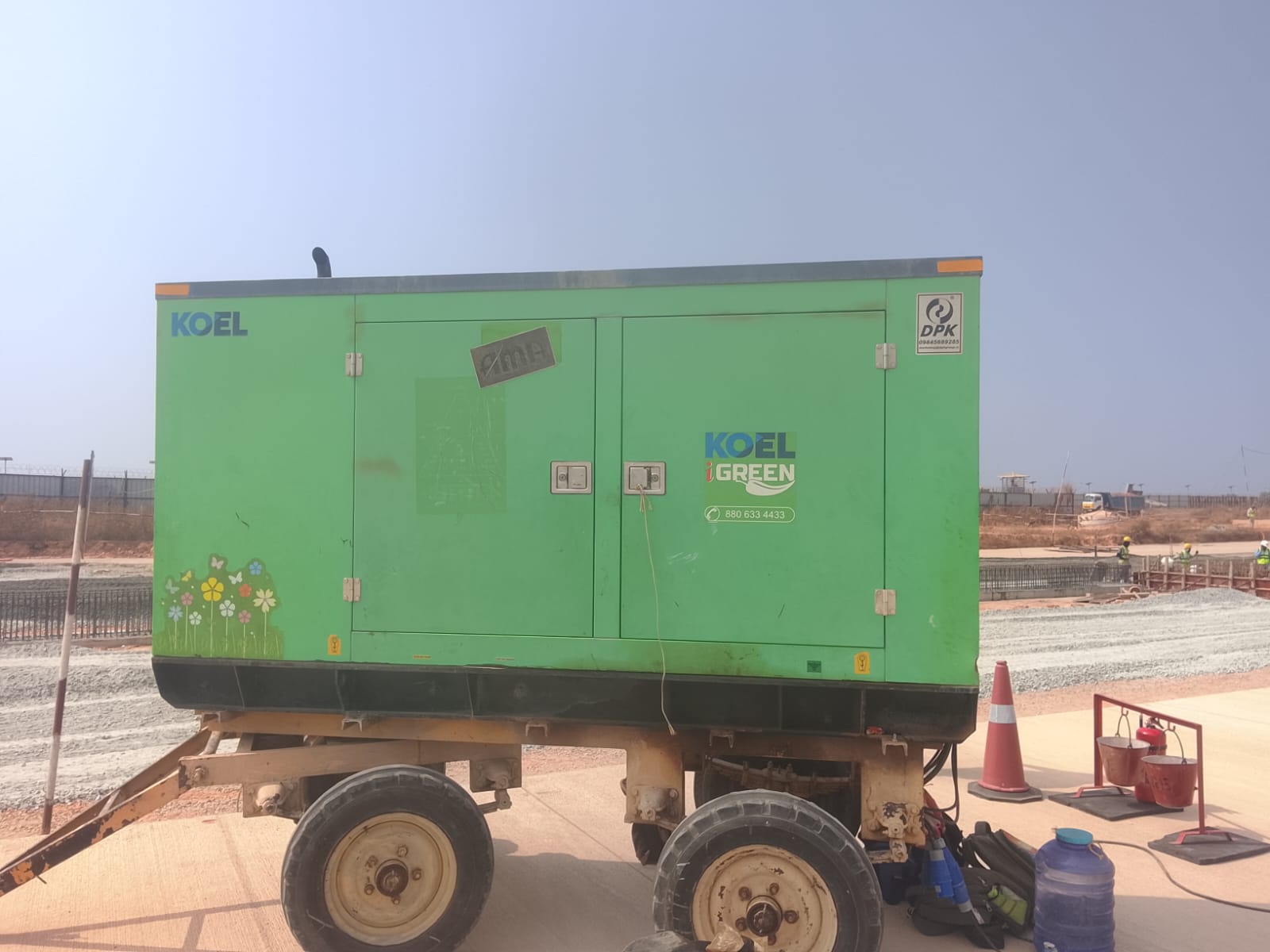 Industrial Generator Setup